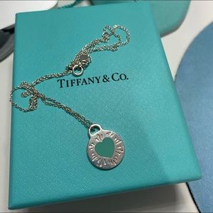 Tiffany Round Heart Necklace